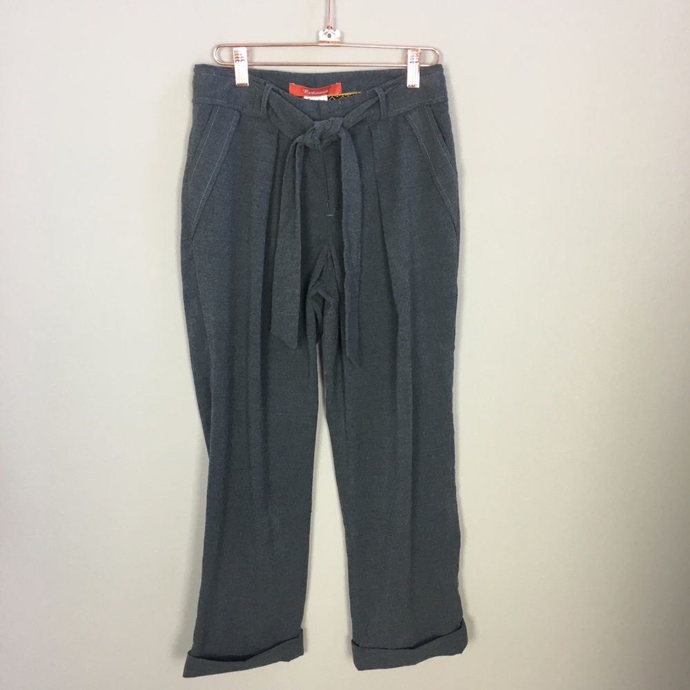 Anthropologie Cartonnier Gray Belted Pants 2